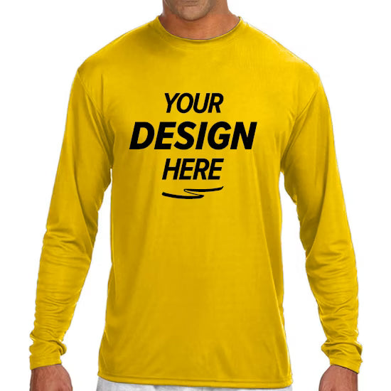 A4 Moisture Wicking Long Sleeve Shirt