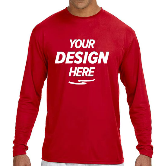 A4 Moisture Wicking Long Sleeve Shirt