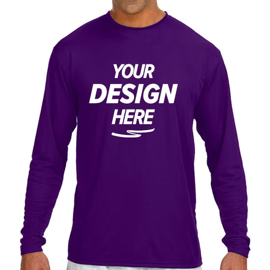 A4 Moisture Wicking Long Sleeve Shirt