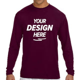A4 Moisture Wicking Long Sleeve Shirt