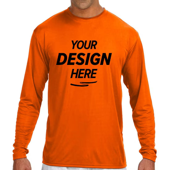 A4 Moisture Wicking Long Sleeve Shirt