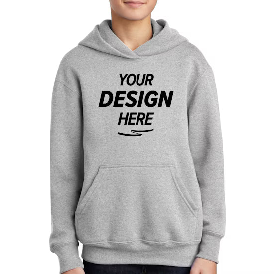 Port & Co Youth Core Fleece Pullover Hooded Sweatshirt