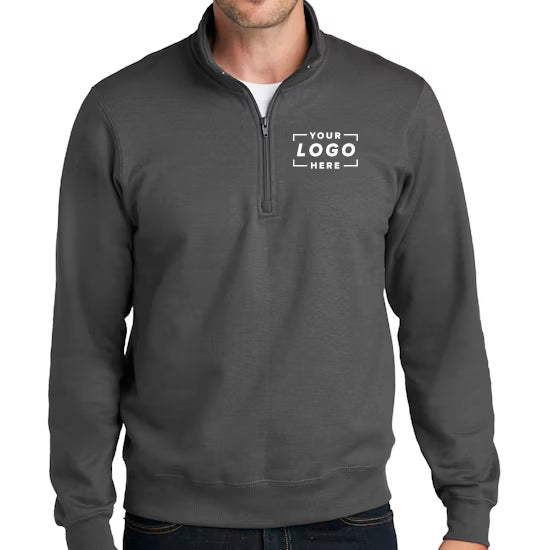Port & Co Fan Favorite Fleece Quarter-Zip Pullover
