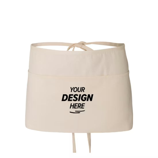 Q-Tees Waist Apron with Pockets