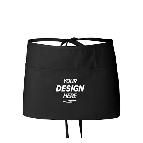 Q-Tees Waist Apron with Pockets
