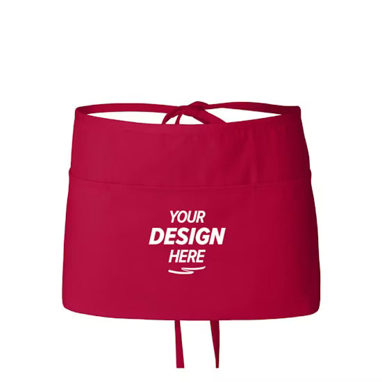 Q-Tees Waist Apron with Pockets
