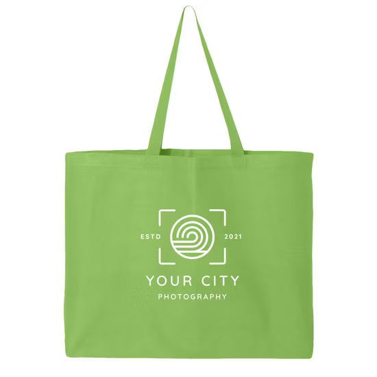 Jumbo Cotton Canvas Tote Bag