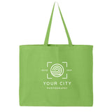 Jumbo Cotton Canvas Tote Bag