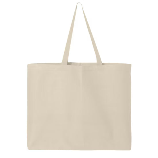 Jumbo Cotton Canvas Tote Bag