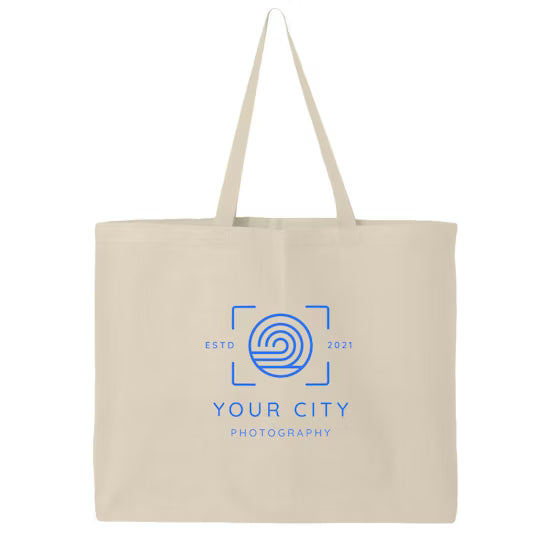 Jumbo Cotton Canvas Tote Bag