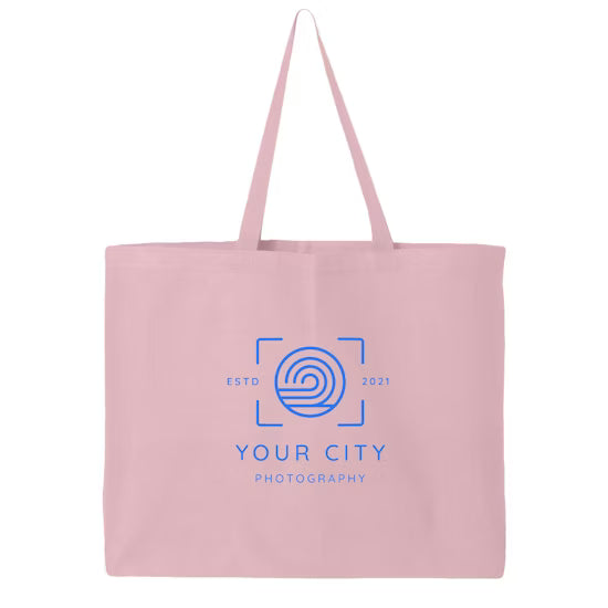 Jumbo Cotton Canvas Tote Bag