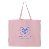 Jumbo Cotton Canvas Tote Bag