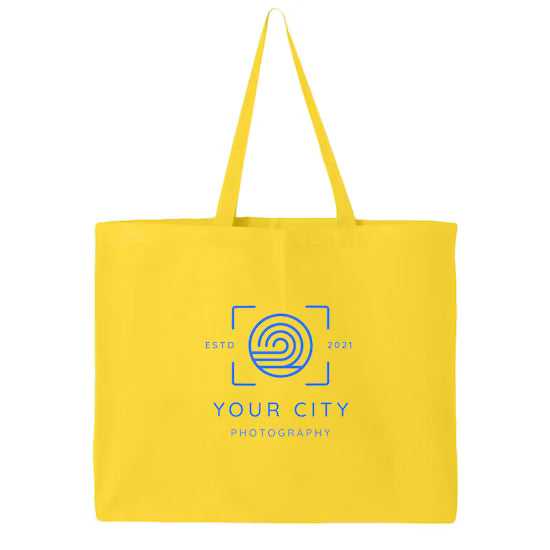 Jumbo Cotton Canvas Tote Bag