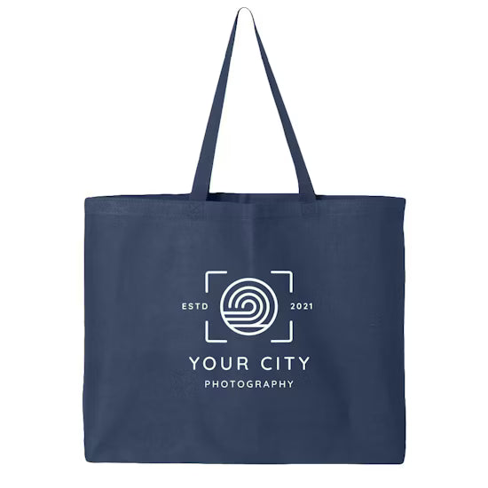 Jumbo Cotton Canvas Tote Bag