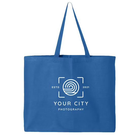 Jumbo Cotton Canvas Tote Bag