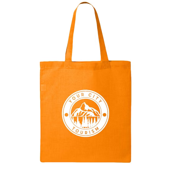 Medium Q-Tees 100% Cotton Canvas Tote Bag