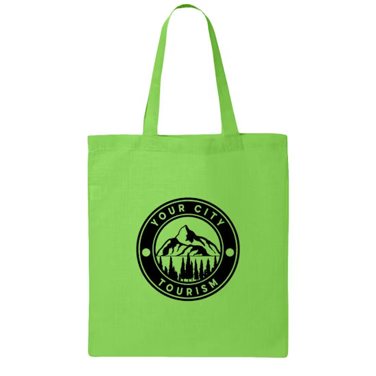 Medium Q-Tees 100% Cotton Canvas Tote Bag