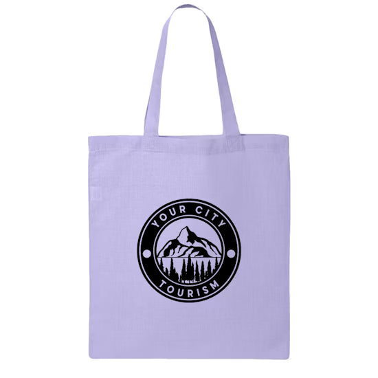 Medium Q-Tees 100% Cotton Canvas Tote Bag