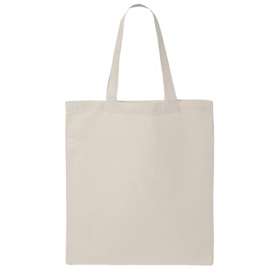 Medium Q-Tees 100% Cotton Canvas Tote Bag