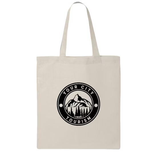 Medium Q-Tees 100% Cotton Canvas Tote Bag