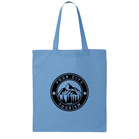 Medium Q-Tees 100% Cotton Canvas Tote Bag