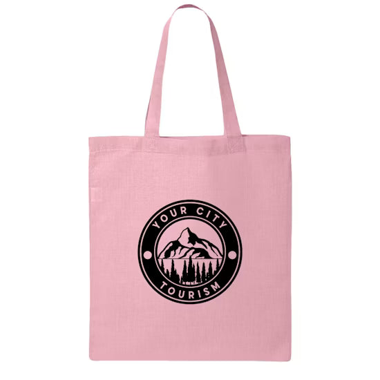 Medium Q-Tees 100% Cotton Canvas Tote Bag