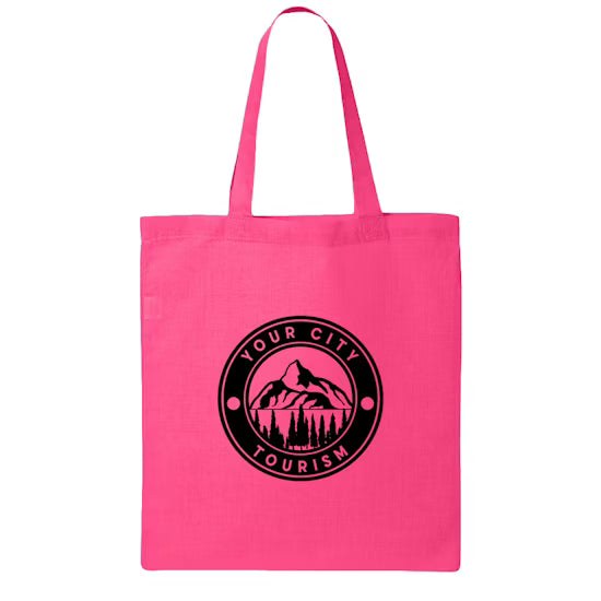 Medium Q-Tees 100% Cotton Canvas Tote Bag