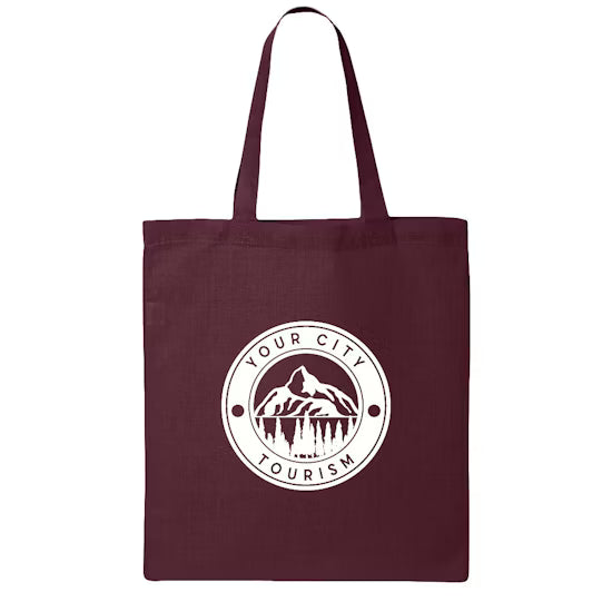 Medium Q-Tees 100% Cotton Canvas Tote Bag