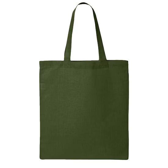 Medium Q-Tees 100% Cotton Canvas Tote Bag