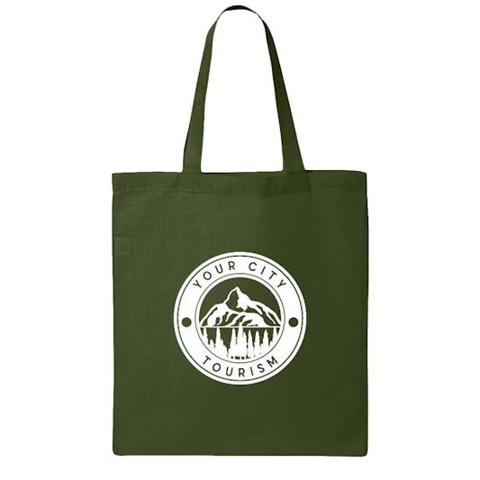 Medium Q-Tees 100% Cotton Canvas Tote Bag