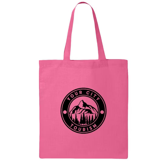 Medium Q-Tees 100% Cotton Canvas Tote Bag