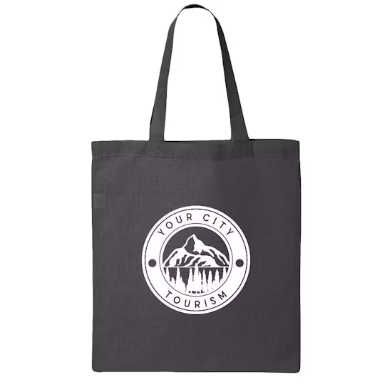Medium Q-Tees 100% Cotton Canvas Tote Bag