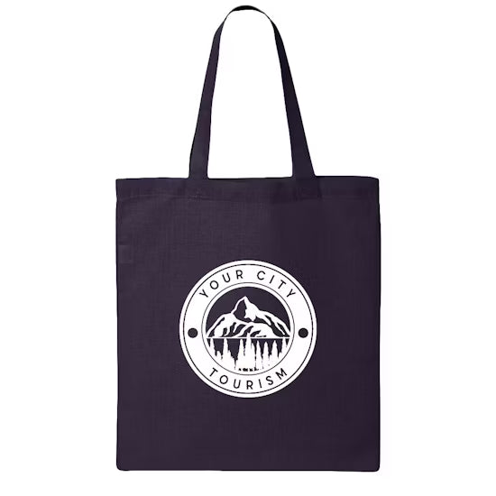 Medium Q-Tees 100% Cotton Canvas Tote Bag