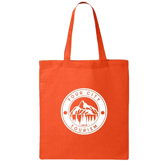 Medium Q-Tees 100% Cotton Canvas Tote Bag