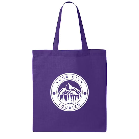 Medium Q-Tees 100% Cotton Canvas Tote Bag