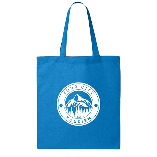 Medium Q-Tees 100% Cotton Canvas Tote Bag