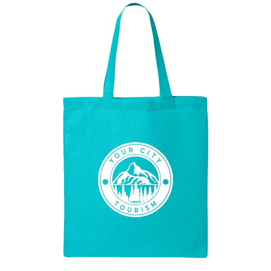 Medium Q-Tees 100% Cotton Canvas Tote Bag