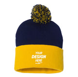 Sportsman Pom-Pom Knit Beanie
