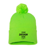 Sportsman Pom-Pom Knit Beanie