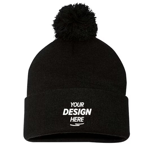 Sportsman Pom-Pom Knit Beanie