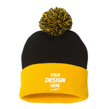 Sportsman Pom-Pom Knit Beanie