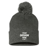 Sportsman Pom-Pom Knit Beanie