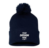 Sportsman Pom-Pom Knit Beanie