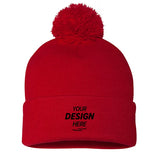 Sportsman Pom-Pom Knit Beanie