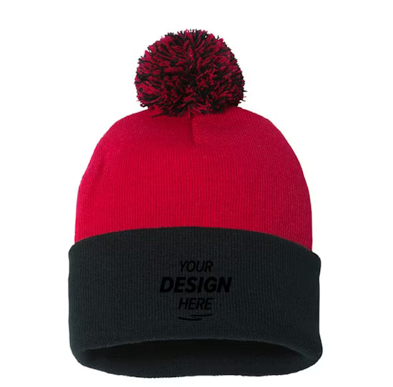 Sportsman Pom-Pom Knit Beanie